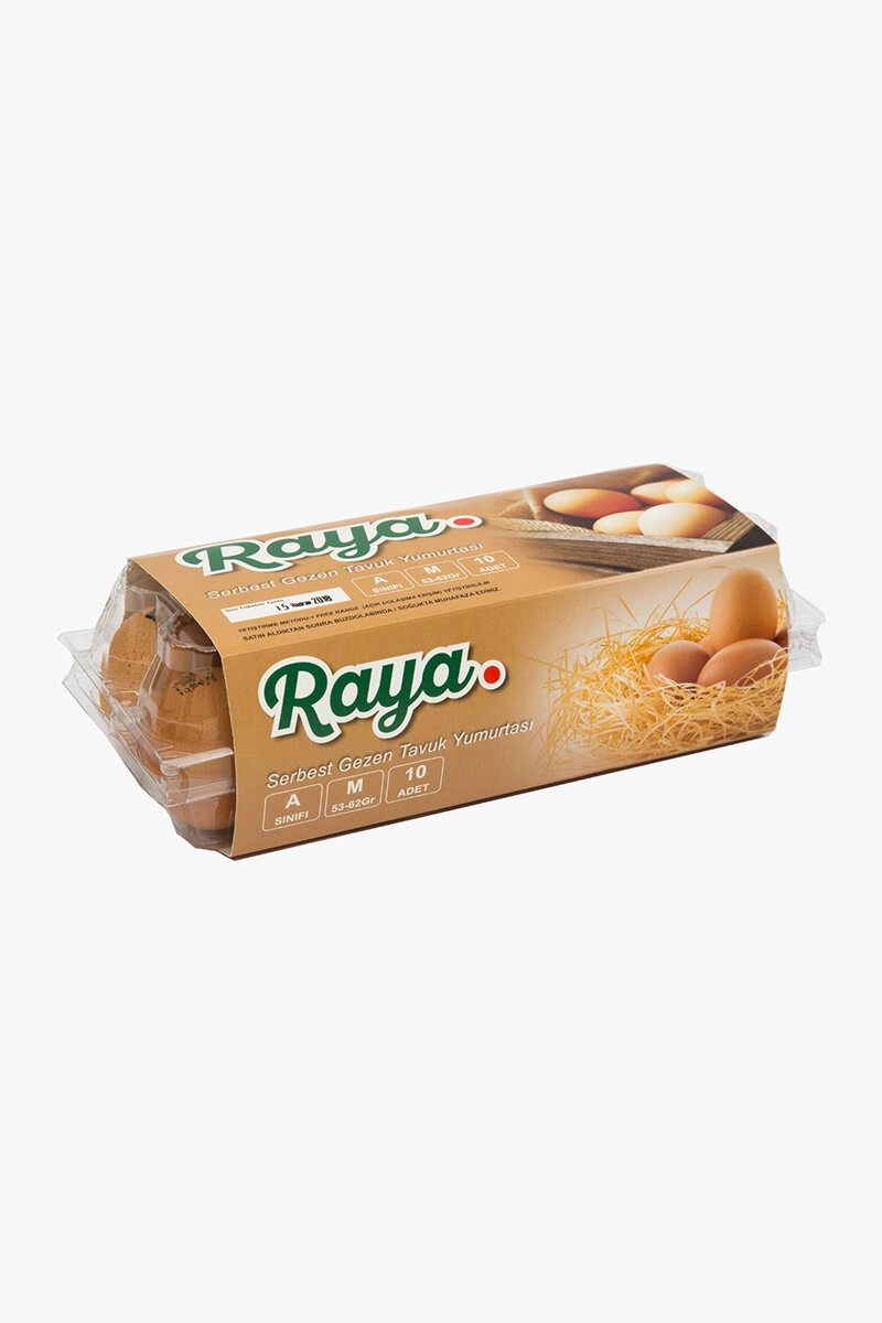 Raya Organik Yumurta 8'li (M Boy, 53-62 g)