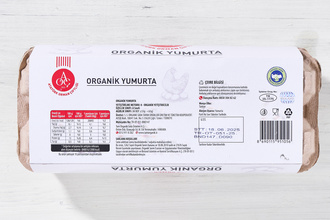 Atatürk Orman Çiftliği Organik Yumurta 10'lu (M Boy, 53-63 g)