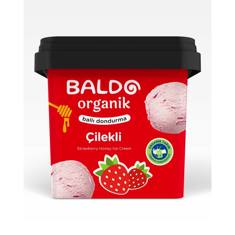 Çilekli Dondurma 400 gr