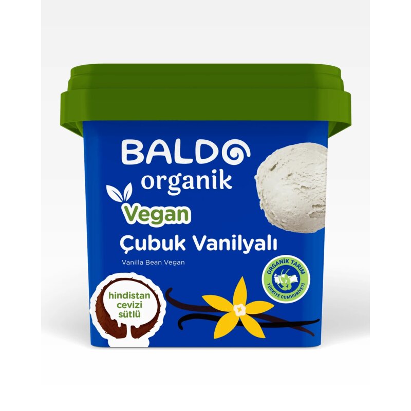 Çubuk Vanilyalı Vegan Dondurma 400 gr