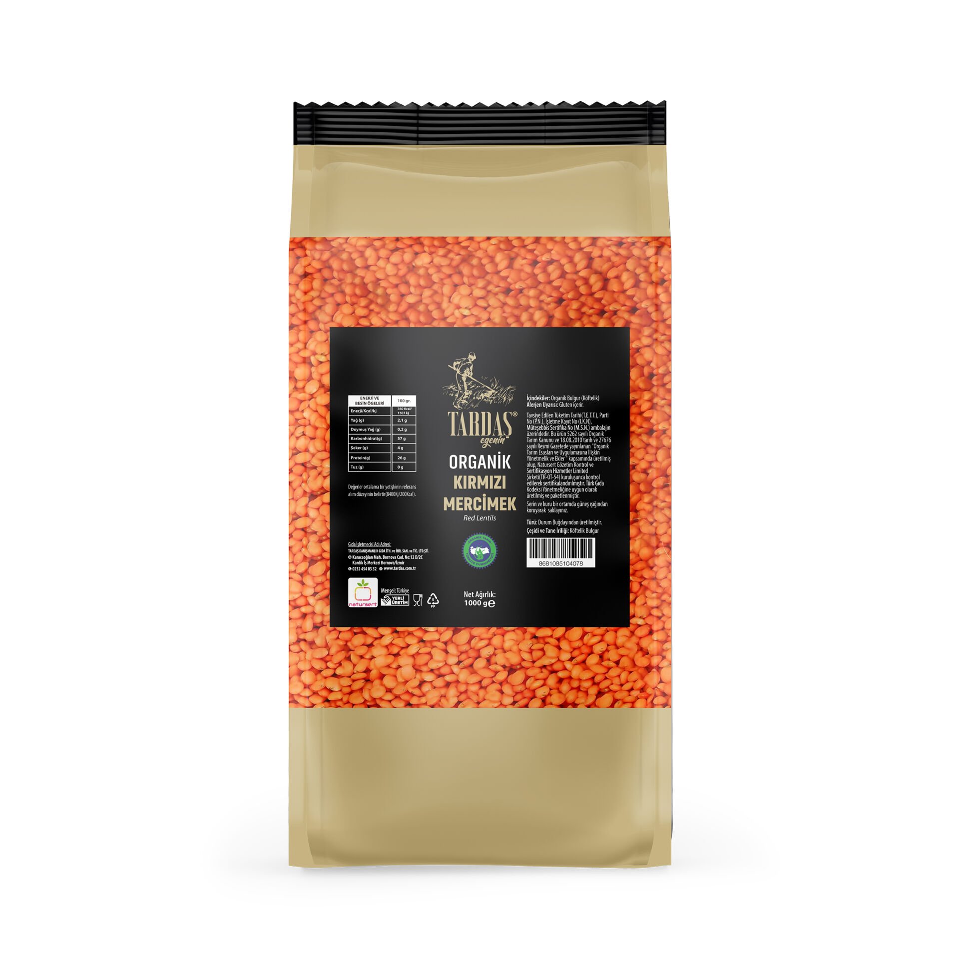 Kırmızı Mecimek 1 kg