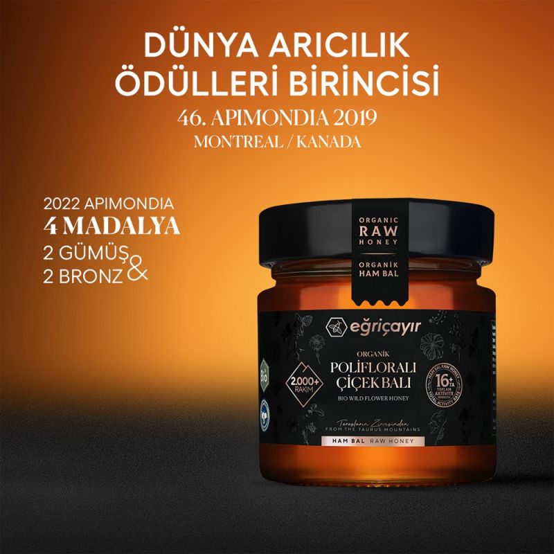 Organik Çok Çiçek Bal Polifloralı TA16+ 300g