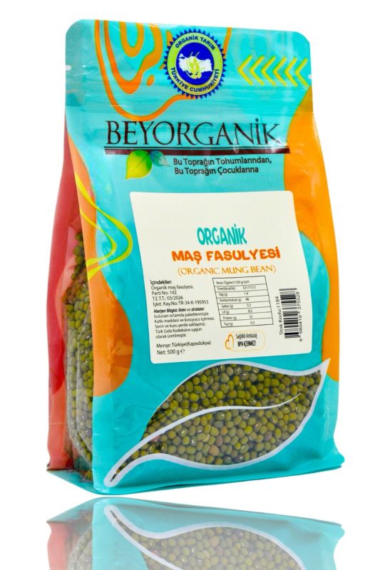 Organik Maş Fasulyesi 500gr (Pestisit ve Aflatoksin Analizli)