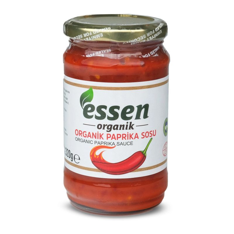 Organik Paprika Sosu (Acı Biber Sosu) 320gr