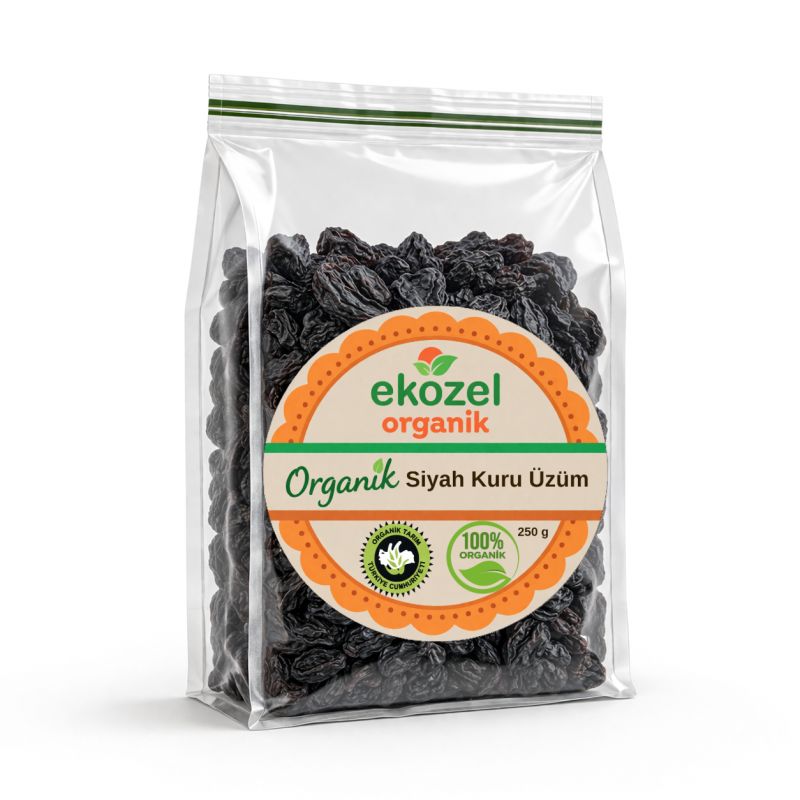 Organik Siyah Kuru Üzüm