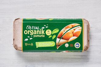 Orvital Organik Yumurta 10'lu (M Boy, 53-62 g)