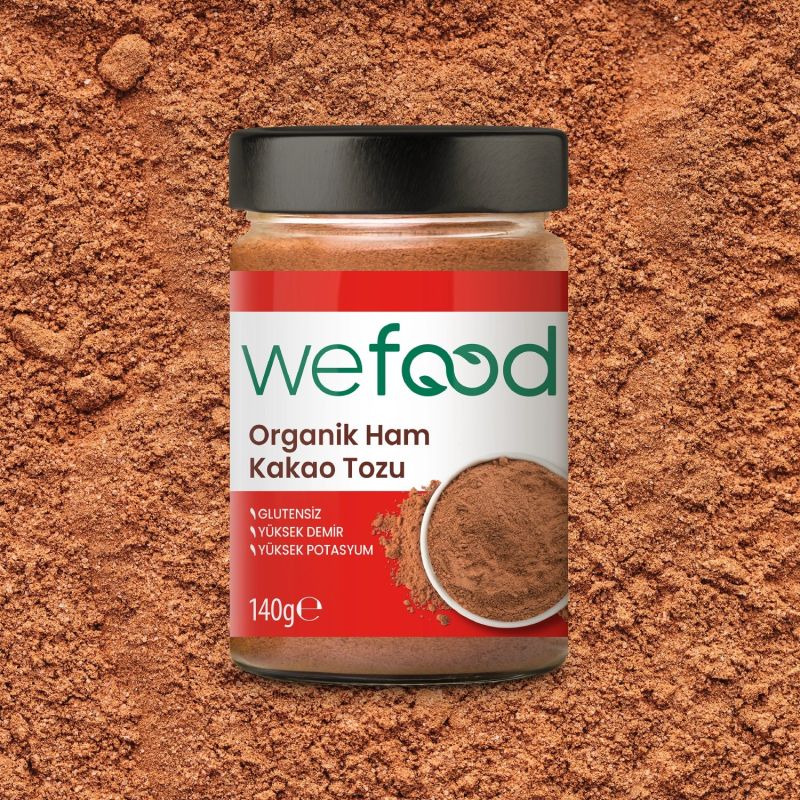 Wefood Organik Ham Kakao Tozu 140 gr