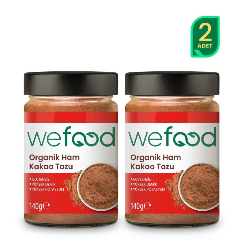Wefood Organik Ham Kakao Tozu 140 gr